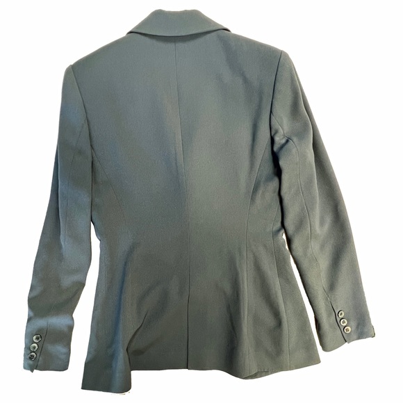 Georgiou Studio Blue Blazer sz 4 very tailored looking on - Picture 2 of 3